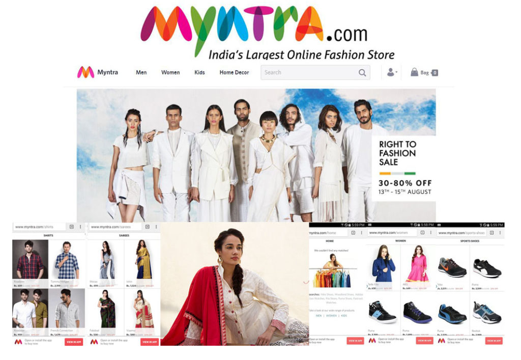 myntra online shopping womens fashion