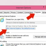 How to make Internet Explorer your default web browser