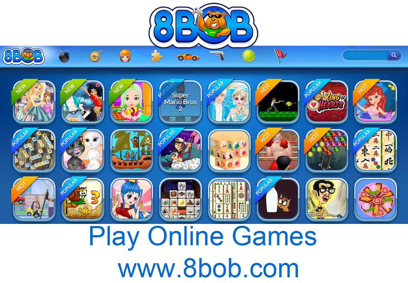 8bob - Play Online Games | www.8bob.com