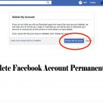 Delete Facebook Account Permanently