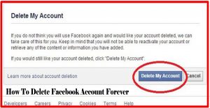 How To Delete Facebook Account Forever - Facebook Account Sign Up