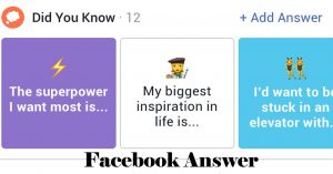 Facebook Answer - www.Facebook.com