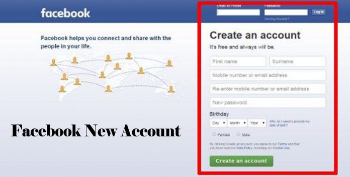 Facebook New Account - How to Sign Up on Facebook - TrendEbook