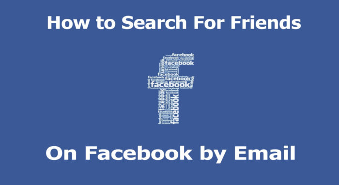 How to Search For Friends On Facebook by Email - Facebook Search Bar