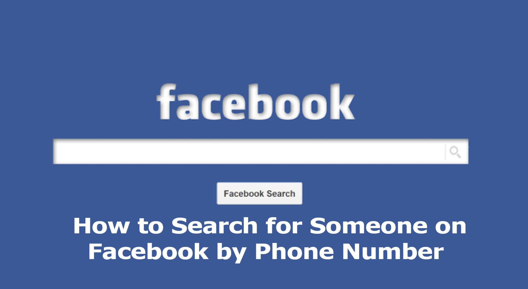 find people on facebook by phone number