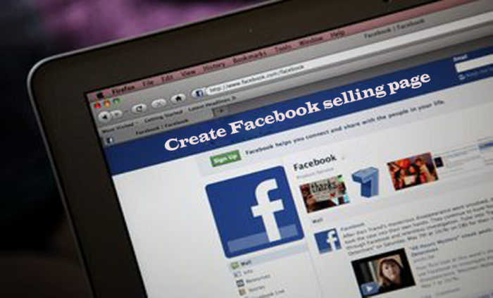 Create Facebook Selling Page