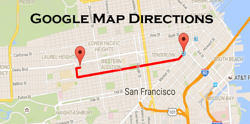 google driving directions mapquest