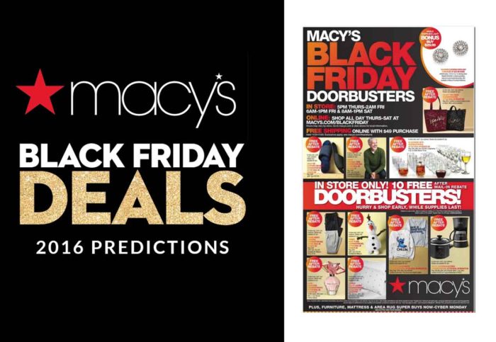 Macy's Black Friday 2019 - What time does Macy's Black Friday star