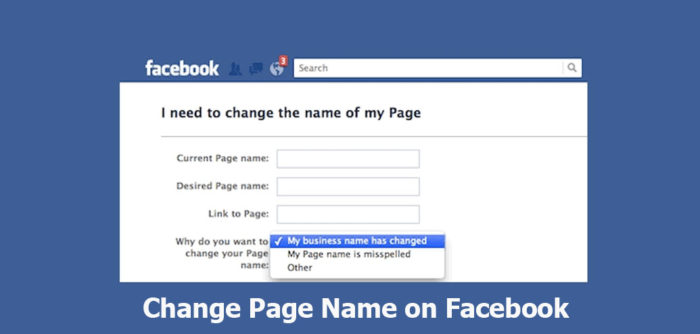 Change Page Name on Facebook - How To Change Facebook Name 2019