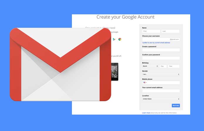 Create Gmail Account - Creating a Gmail Account - TrendEbook