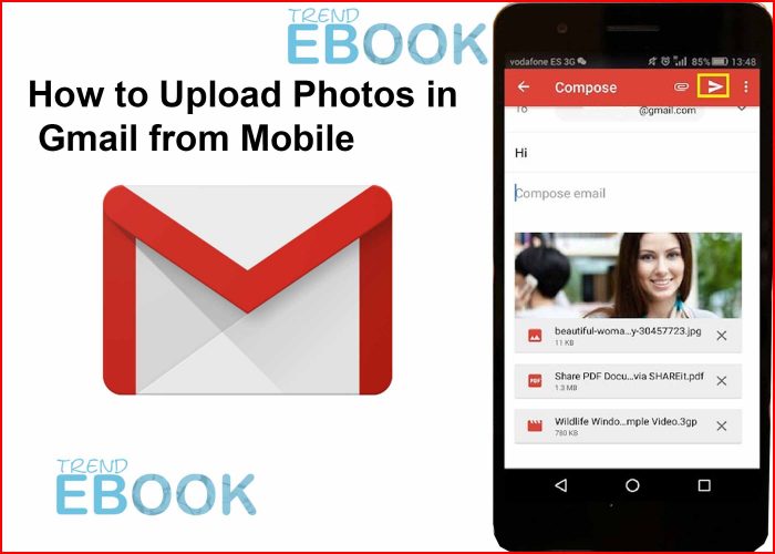 How to Upload Photos in Gmail from Mobile - Gmail Profile Photos