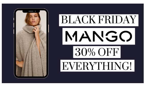 Mango Black Friday - 30% Off For Purchases Over $150 |Mango Black Friday 2020 Deals