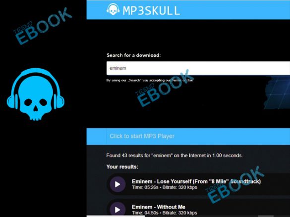 free mp3 skull music download app for android phones