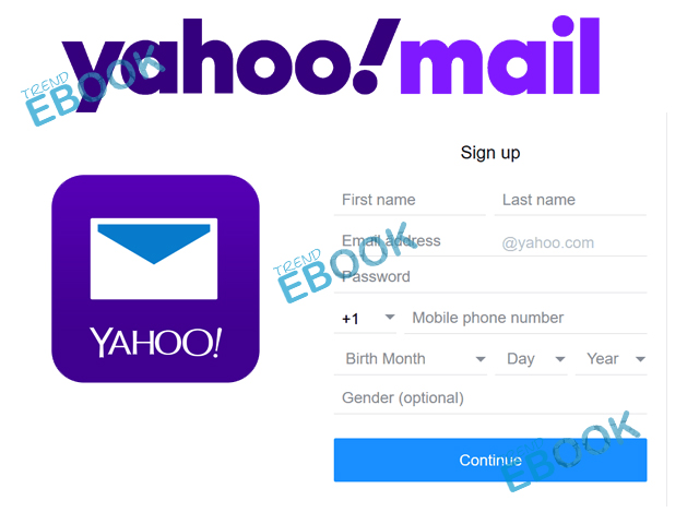 Yahoo mail register