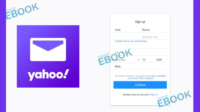 Yahoo Create Account Email - Create New Yahoo Mail Account