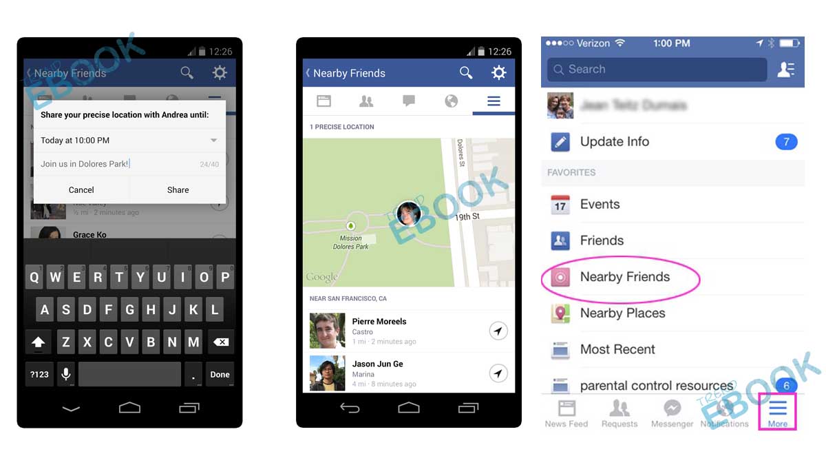 Find Nearby Friends on Facebook - Facebook Search Bar By Location | Friends on Facebook