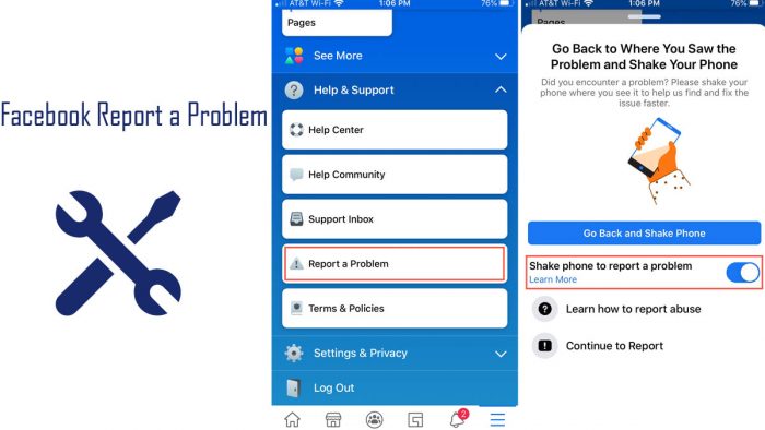 Facebook Report a Problem - Facebook Reporting Center | Report on Facebook