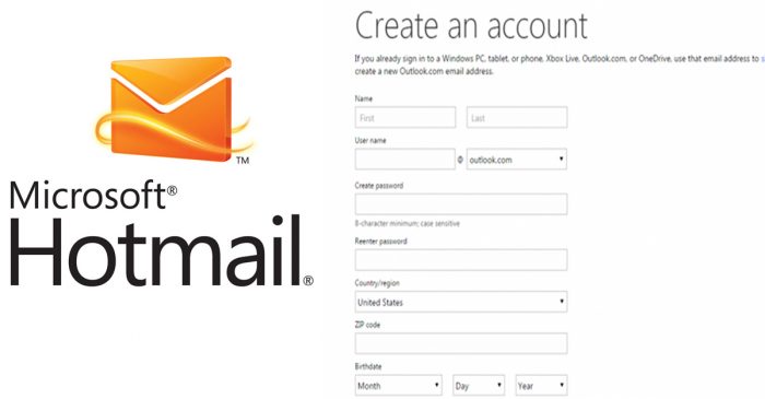 Hotmail Email Address - How To Create And Log In To Hotmail Account