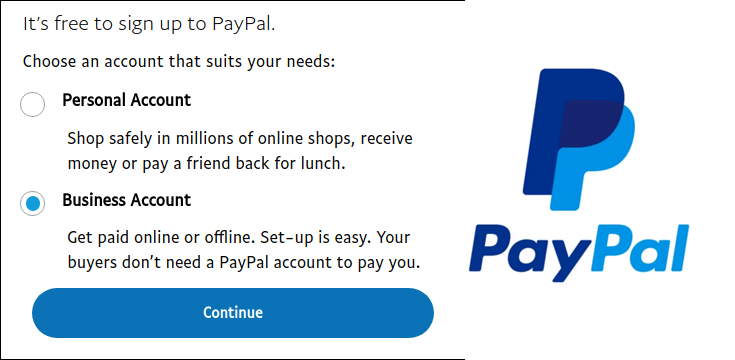 Create A PayPal Account - Create A Personal and Business Account