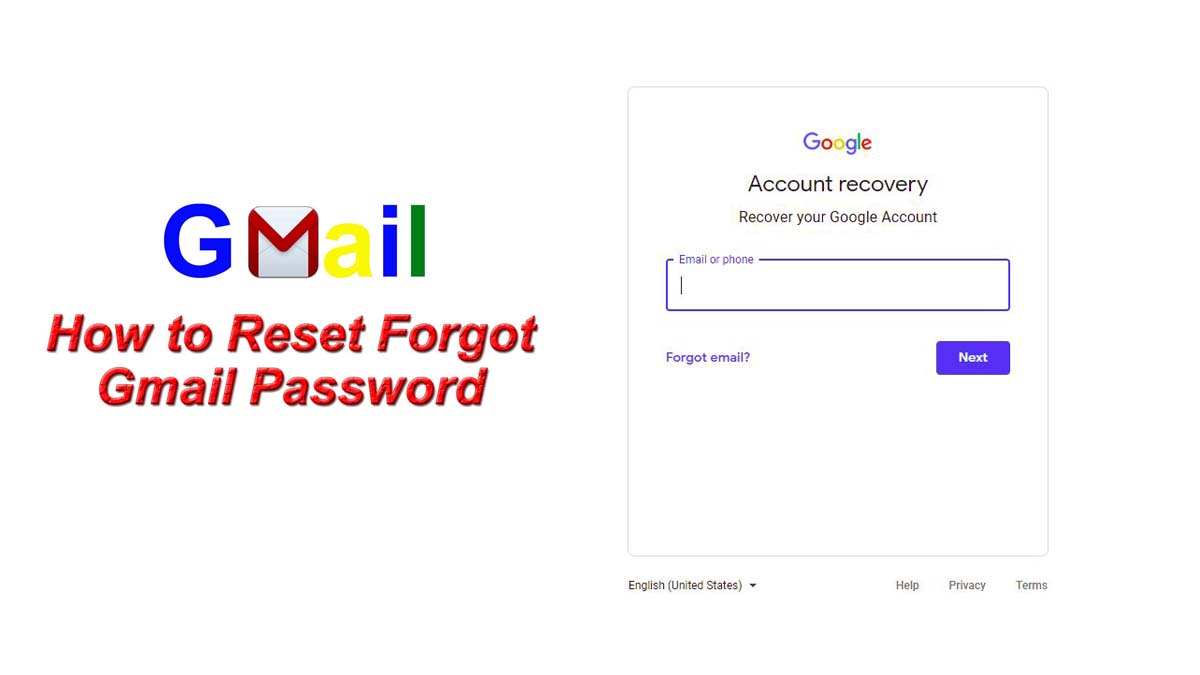 Www gmail login forgot password