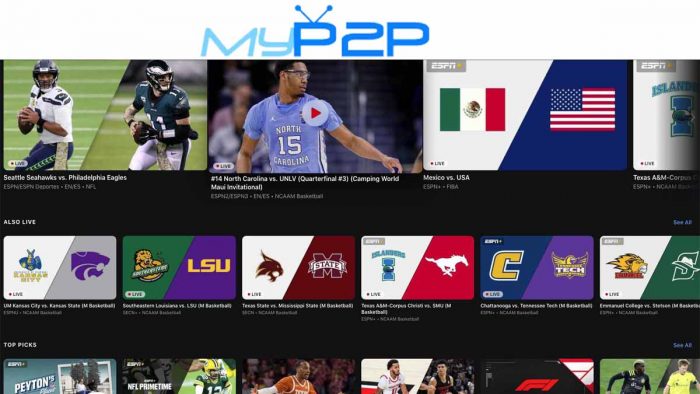 MyP2P - Streaming Live Sport Streams For Free | MyP2P Alternatives 