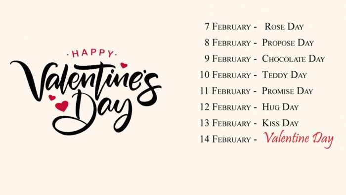Valentine Week 2022 - Which are the Days of Valentine Week | Valentine's Week Full List 2022