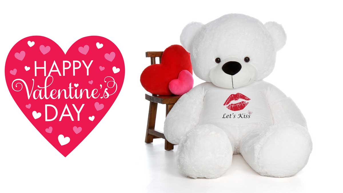 Valentine’s Day Teddy Bear - Big Teddy Bear for Girlfriend