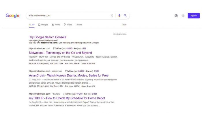 Why is My Page Missing from Google Search?