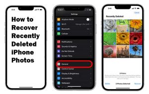 How to Recover Recently Deleted iPhone Photos