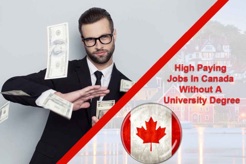 High Paying Jobs In Canada Without A University Degree