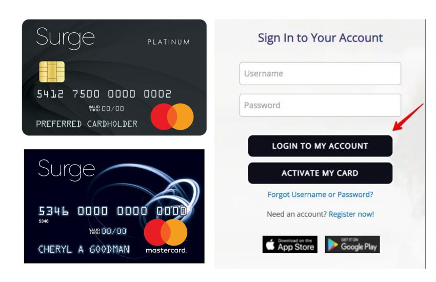 Surge Card Login - Access Your Credit Card Account