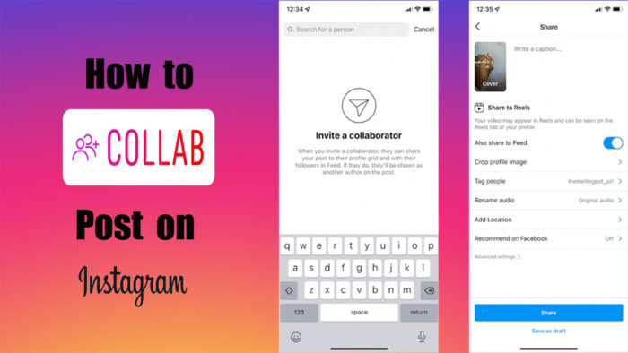 How to Collab Post on Instagram